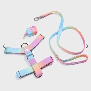 Spark Paws Harness/Leash Size Large, in Pastel Icing